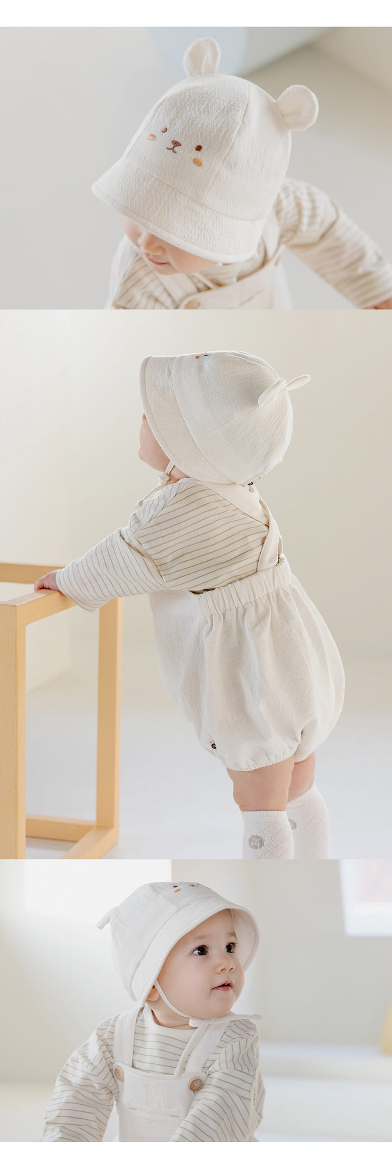 Kids Clara - Korean Baby Fashion - #babywear - Ismael Baby Bucket Hat - 2