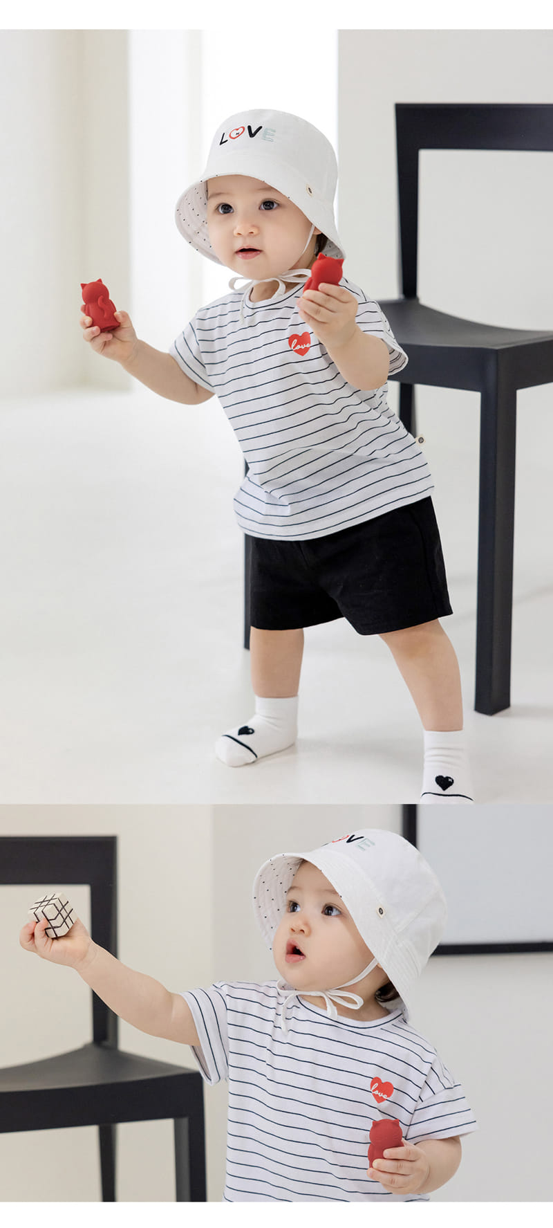 Kids Clara - Korean Baby Fashion - #babywear - Cliff Reversible Baby Bucket Hat - 5