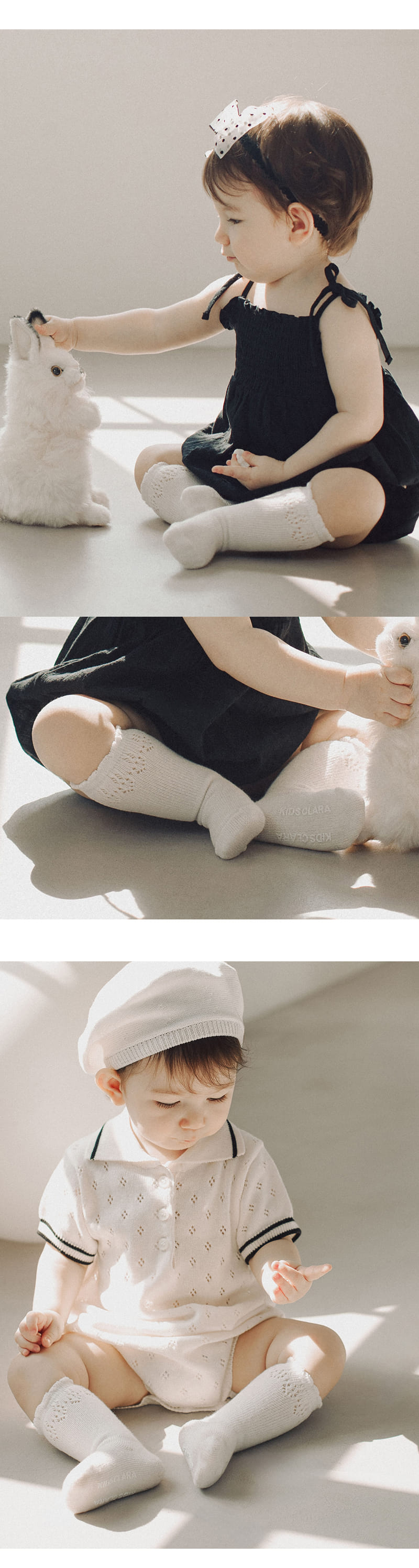 Kids Clara - Korean Baby Fashion - #babyoutfit - Innes Baby Knee Socks (5ea 1set) - 4