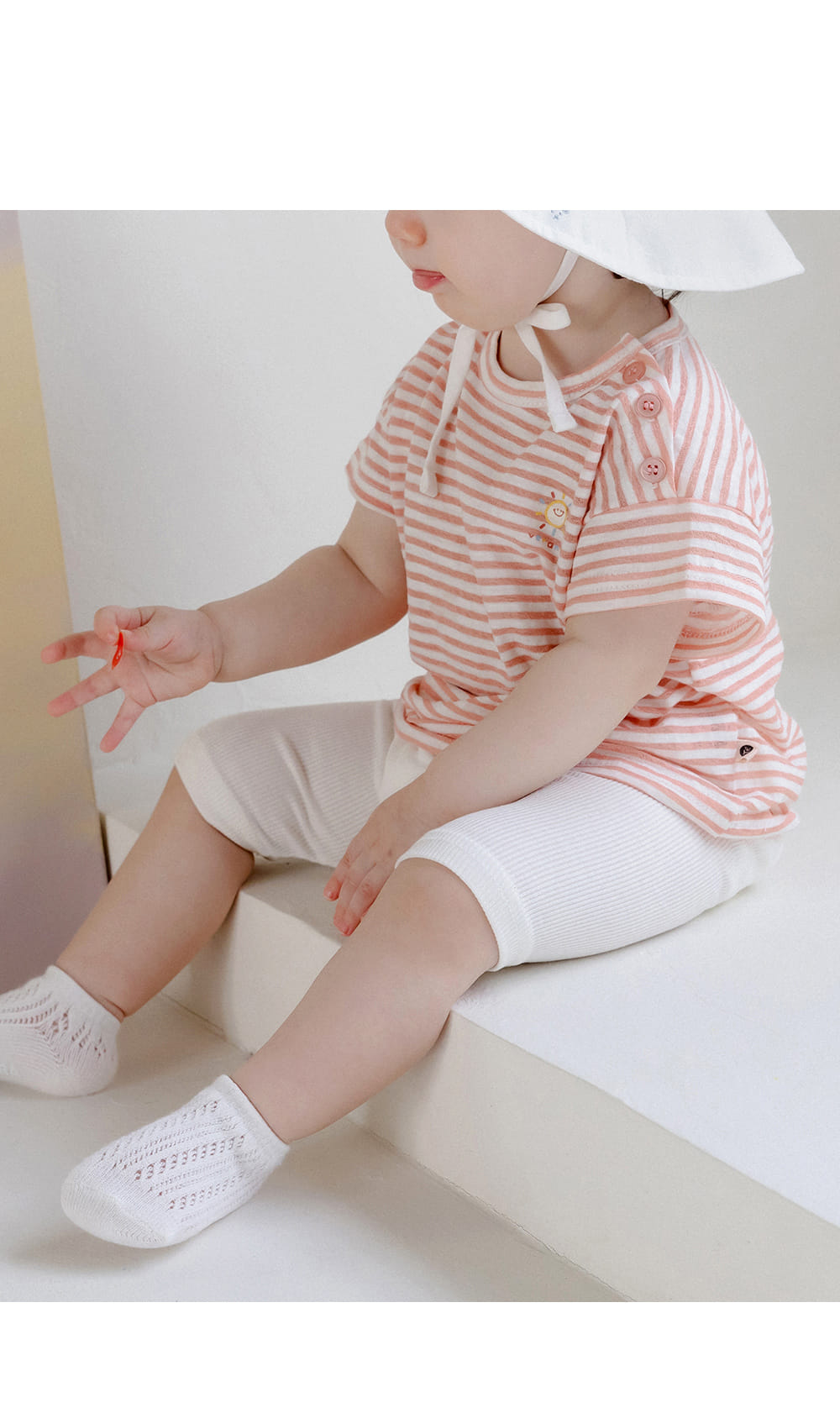 Kids Clara - Korean Baby Fashion - #babywear - Elder Baby Short Leggings