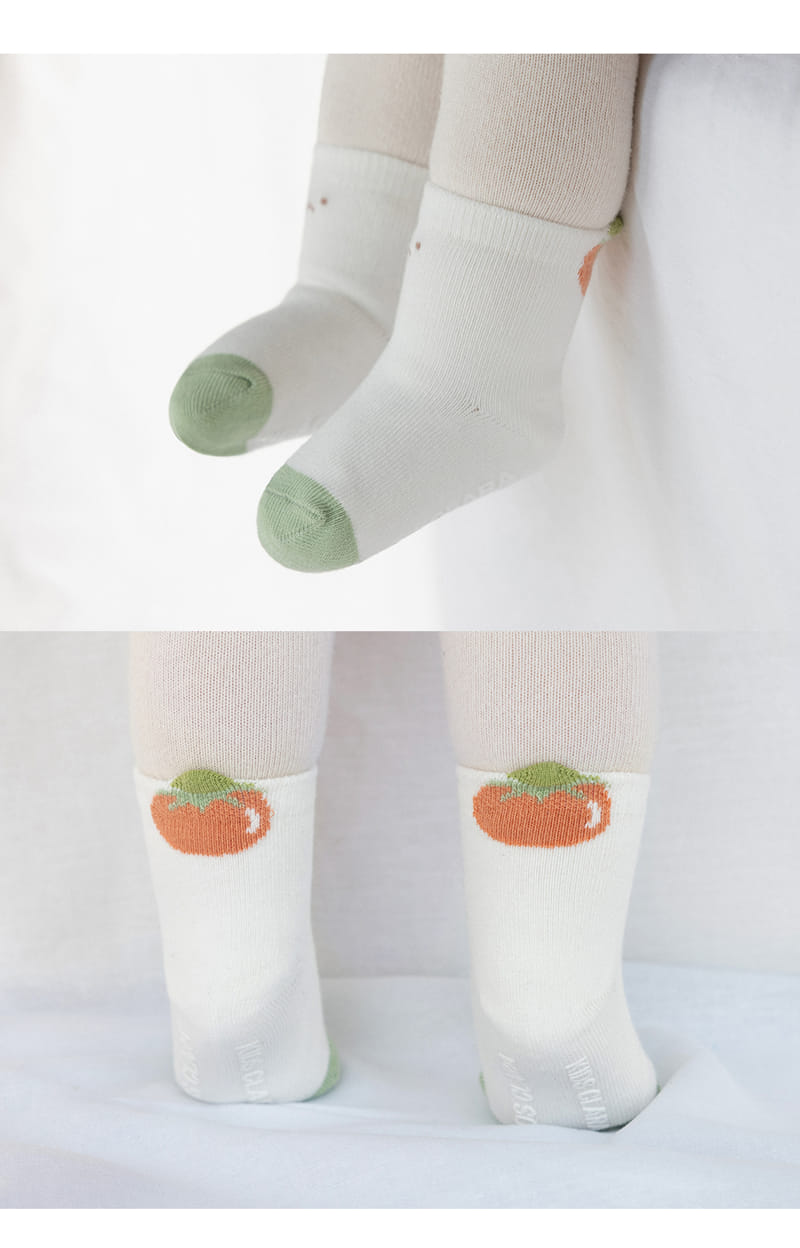Kids Clara - Korean Baby Fashion - #onlinebabyboutique - Pia Baby Socks (5ea 1set) - 2