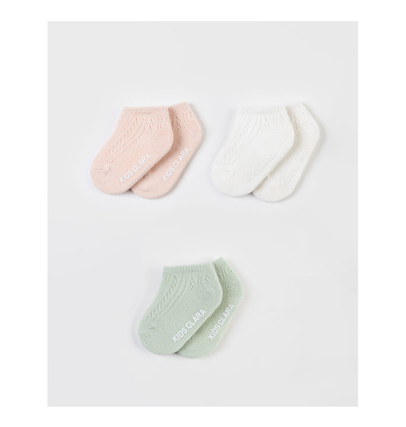 Kids Clara - Korean Baby Fashion - #onlinebabyboutique - Holly Summer Baby Socks  (5ea 1set) - 6