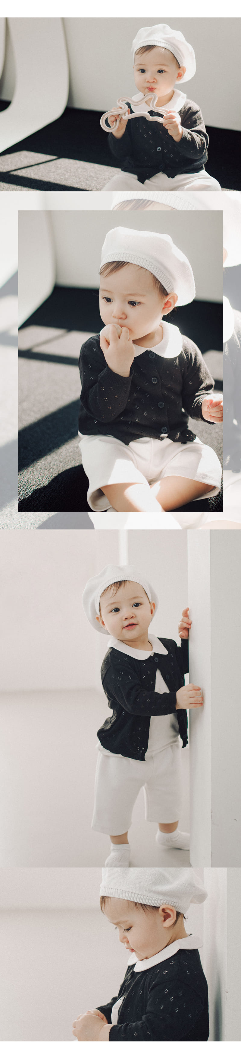 Kids Clara - Korean Baby Fashion - #babywear - Baro Round Collar Tee  - 4