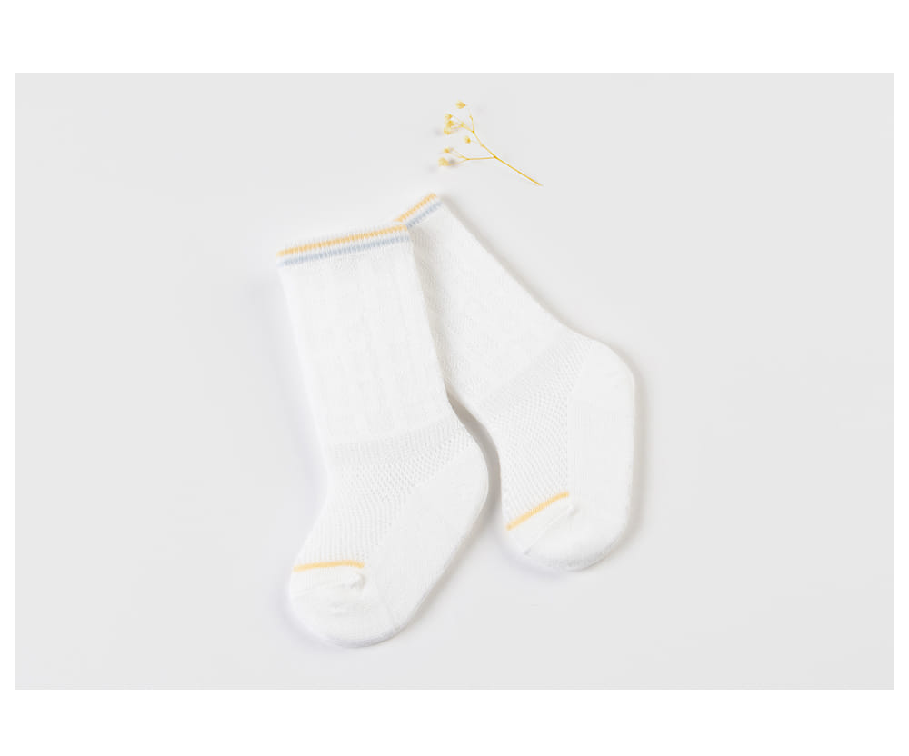 Kids Clara - Korean Baby Fashion - #onlinebabyboutique - Jini Ice Baby Knee Socks (5ea 1set) - 5