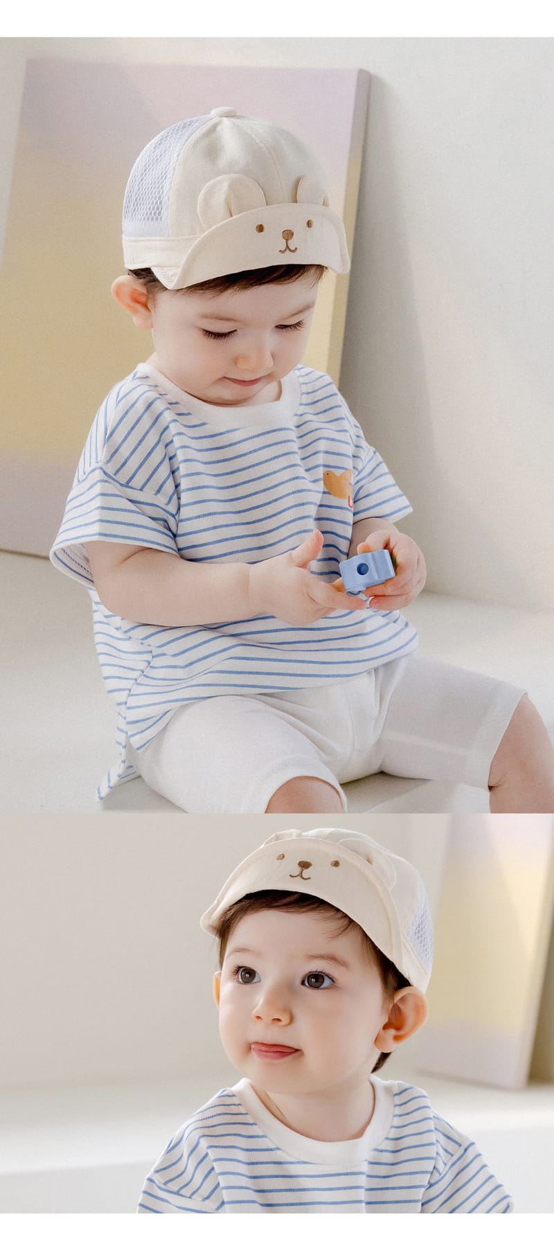 Kids Clara - Korean Baby Fashion - #babywear - Hubo Summer Baby Cap - 4