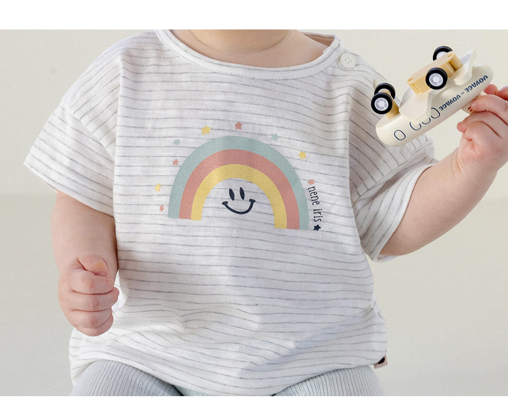 Kids Clara - Korean Baby Fashion - #onlinebabyboutique - Moment Baby Short Sleeve Tee - 7