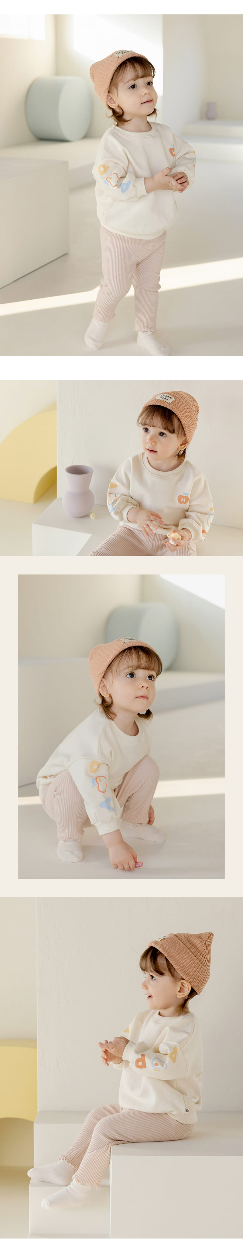 Kids Clara - Korean Baby Fashion - #onlinebabyboutique - Sweet Baby Sweatshirt - 4