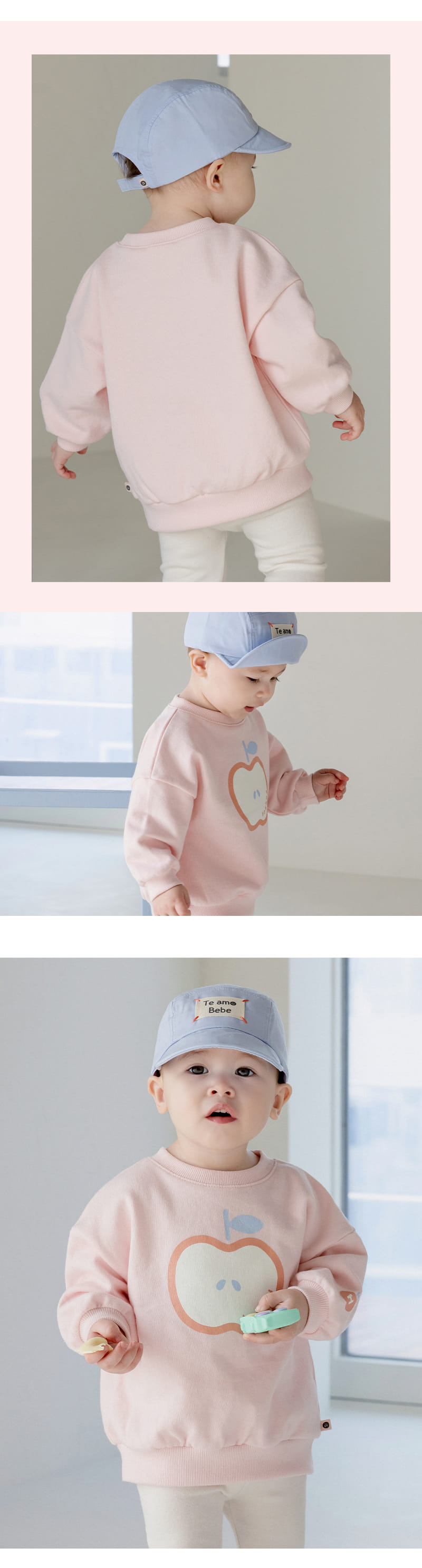Kids Clara - Korean Baby Fashion - #onlinebabyshop - Delight Baby Sweatshirt - 3