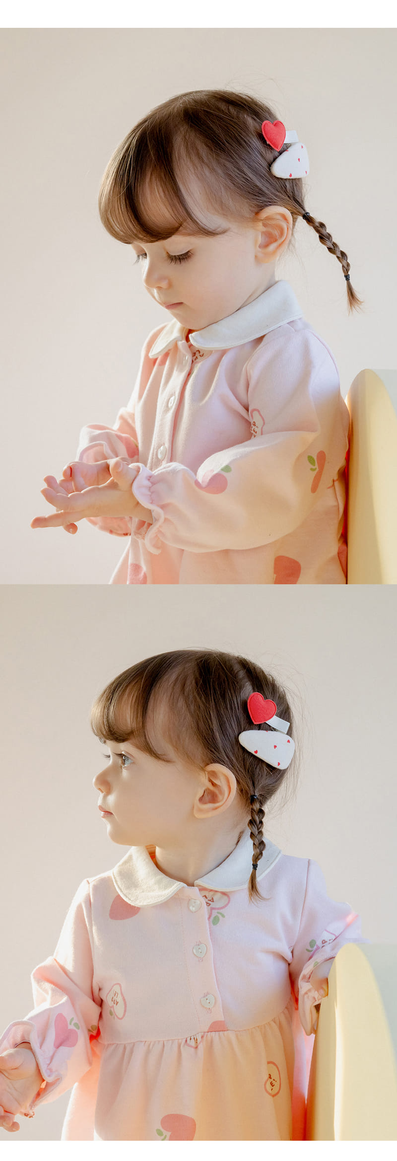 Kids Clara - Korean Baby Fashion - #onlinebabyshop - Bbeudy Baby Hair Pin (5ea 1set) - 2