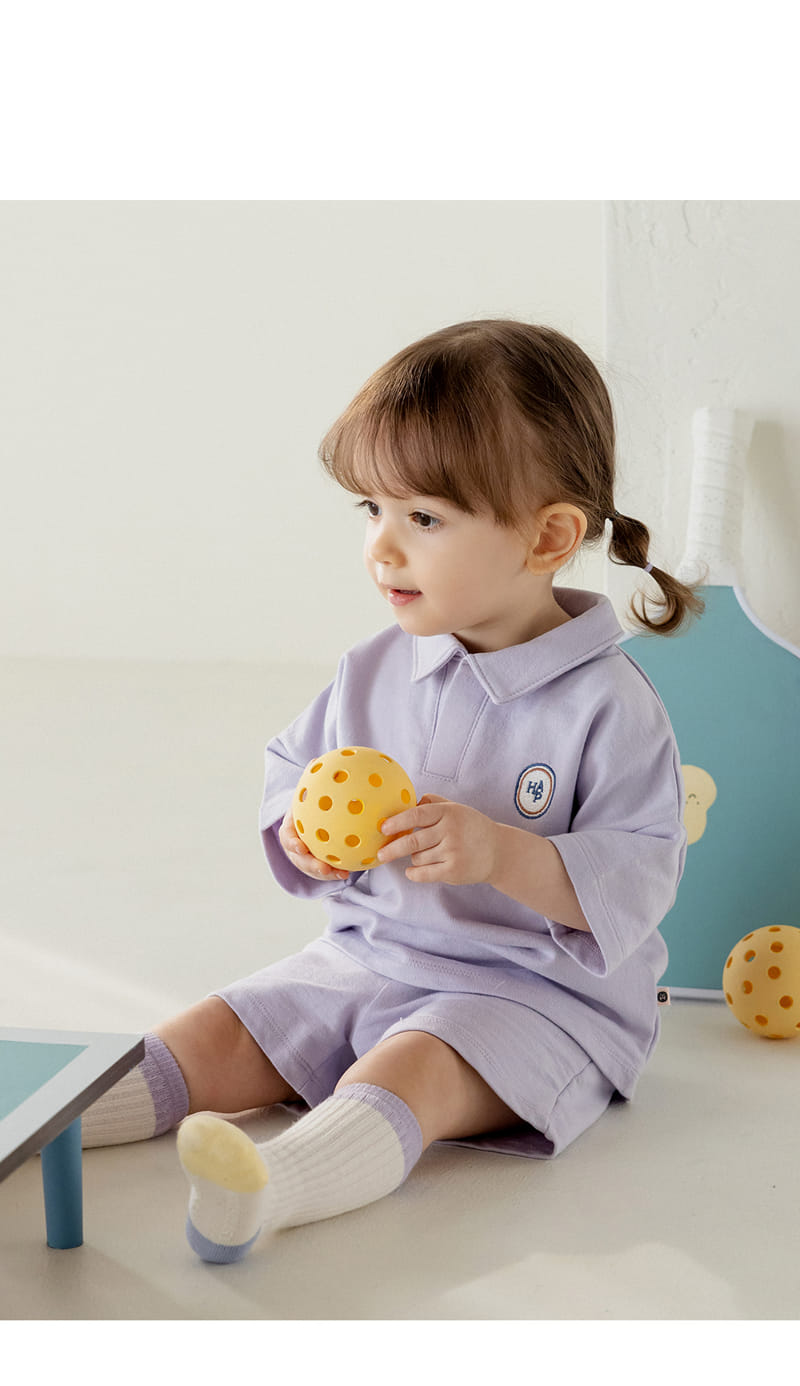 Kids Clara - Korean Baby Fashion - #onlinebabyshop - Nibel Baby Top Bottom Set