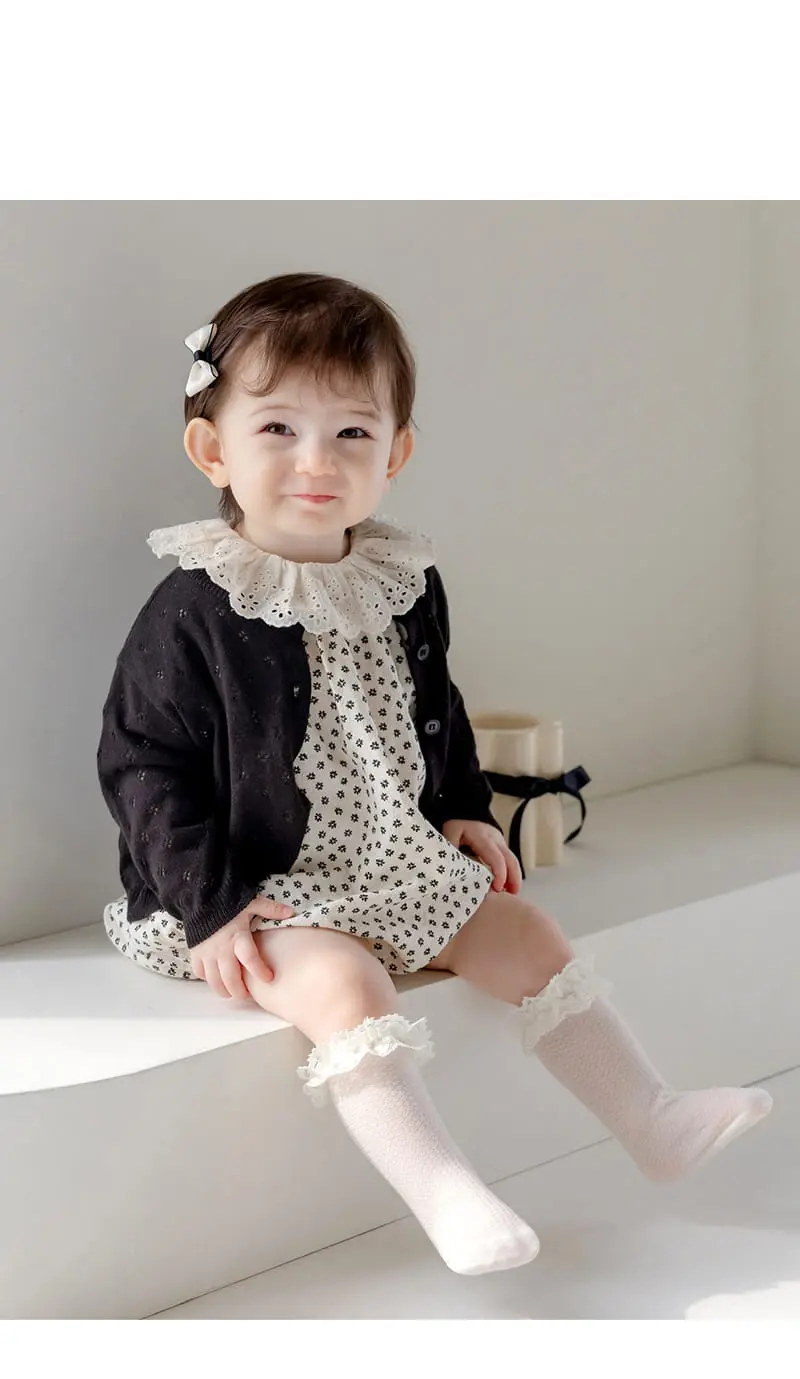 Kids Clara - Korean Baby Fashion - #onlinebabyshop - Swann Summer Baby Socks (5ea 1set)