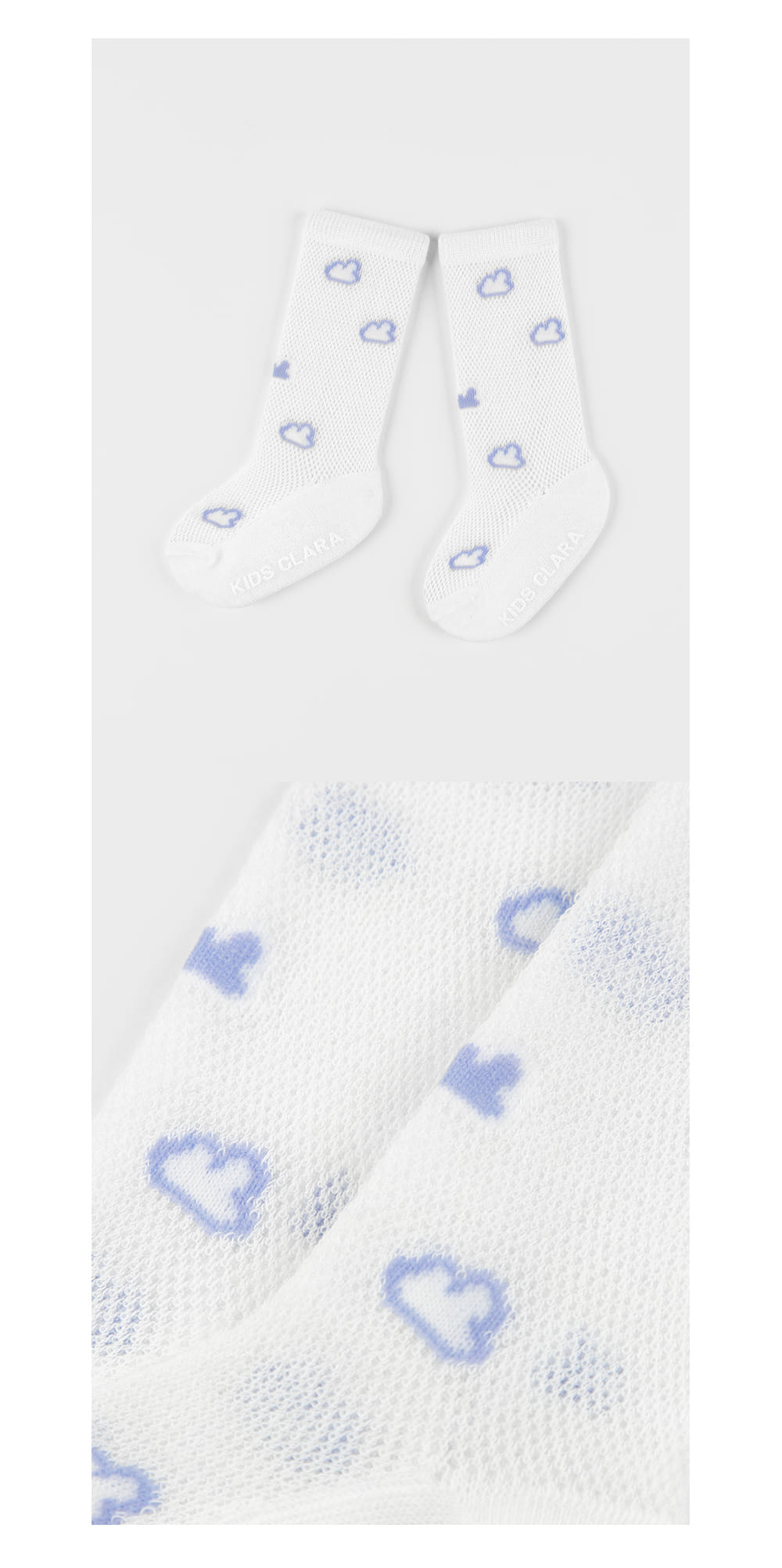 Kids Clara - Korean Baby Fashion - #onlinebabyshop - Clu Ice Baby Knee Socks ( 5ea1set) - 5