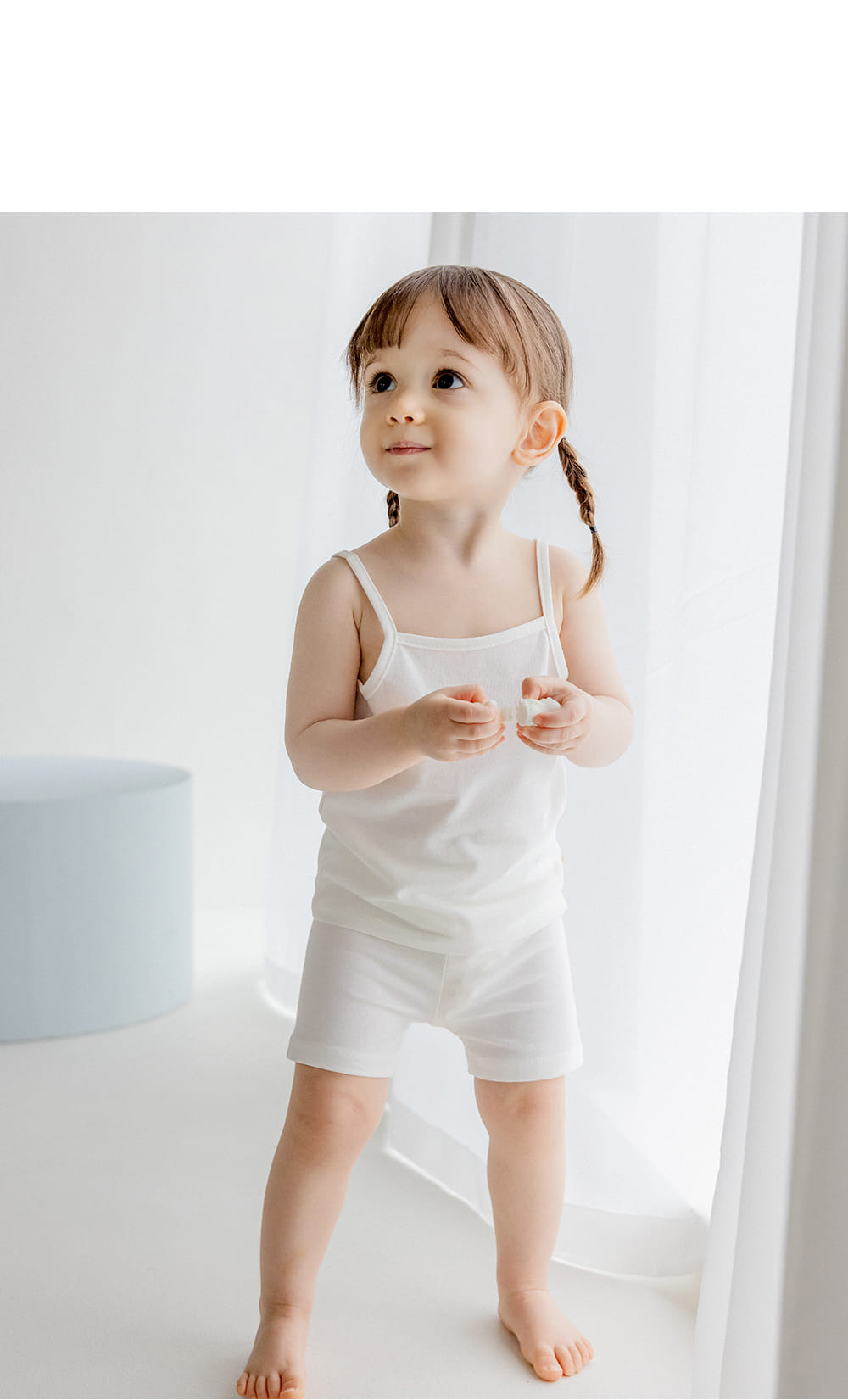 Kids Clara - Korean Baby Fashion - #onlinebabyshop - Pure Basic Short Leggings