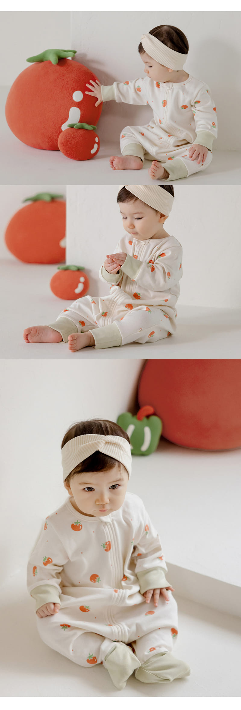 Kids Clara - Korean Baby Fashion - #smilingbaby - Cuddly Baby Sleeping Body Suit - 5