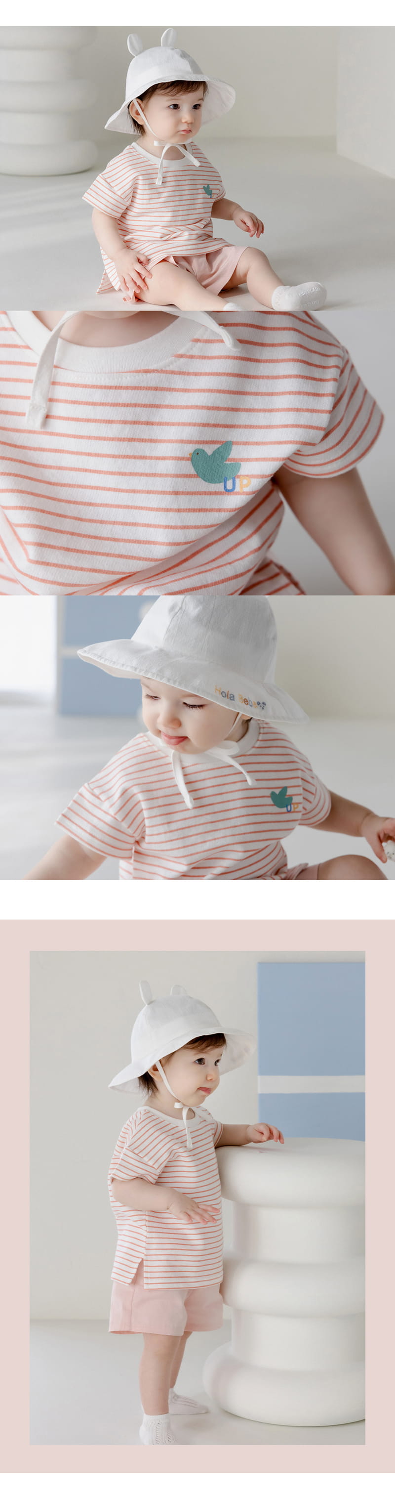 Kids Clara - Korean Baby Fashion - #onlinebabyshop - Klein Baby Short Sleeve Tee - 4