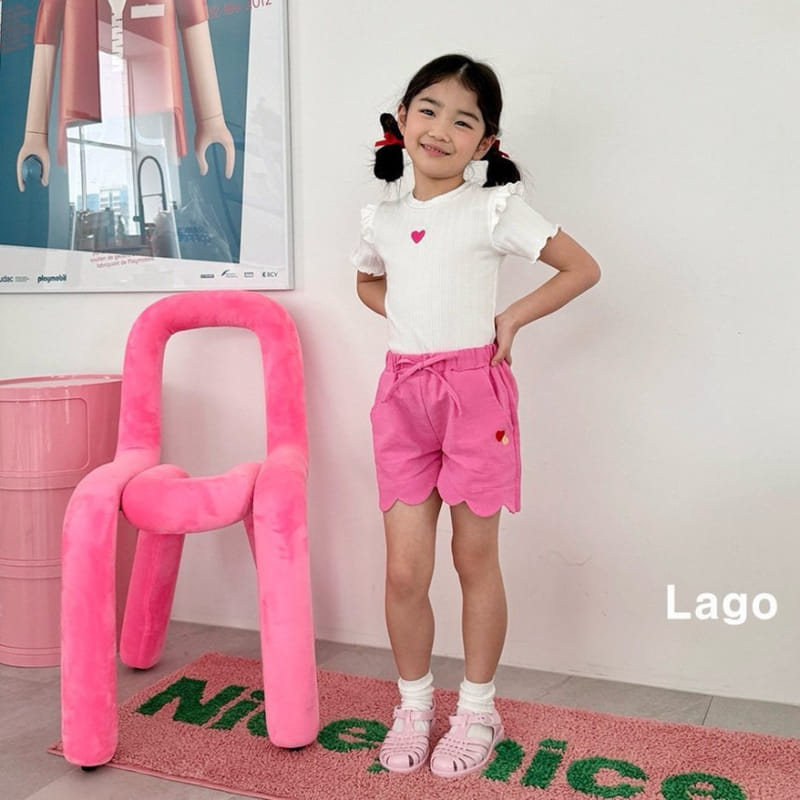 Lago - Korean Children Fashion - #Kfashion4kids - Love Wave Pants - 9