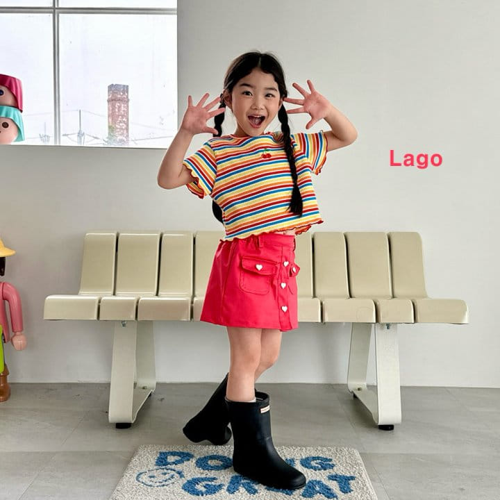 Lago - Korean Children Fashion - #kidzfashiontrend - Macaroon Wrap Pants - 4