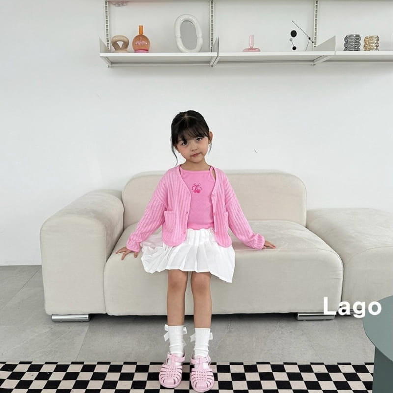 Lago - Korean Children Fashion - #childofig - Eyelet Cardigan - 6