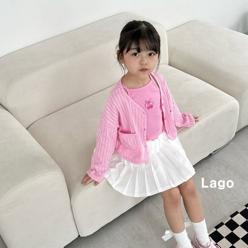 Lago - Korean Children Fashion - #childofig - Eyelet Cardigan - 7