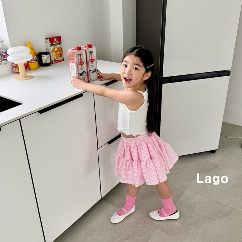 Lago - Korean Children Fashion - #childofig - Cherry Terry Sleeveless Tee - 5
