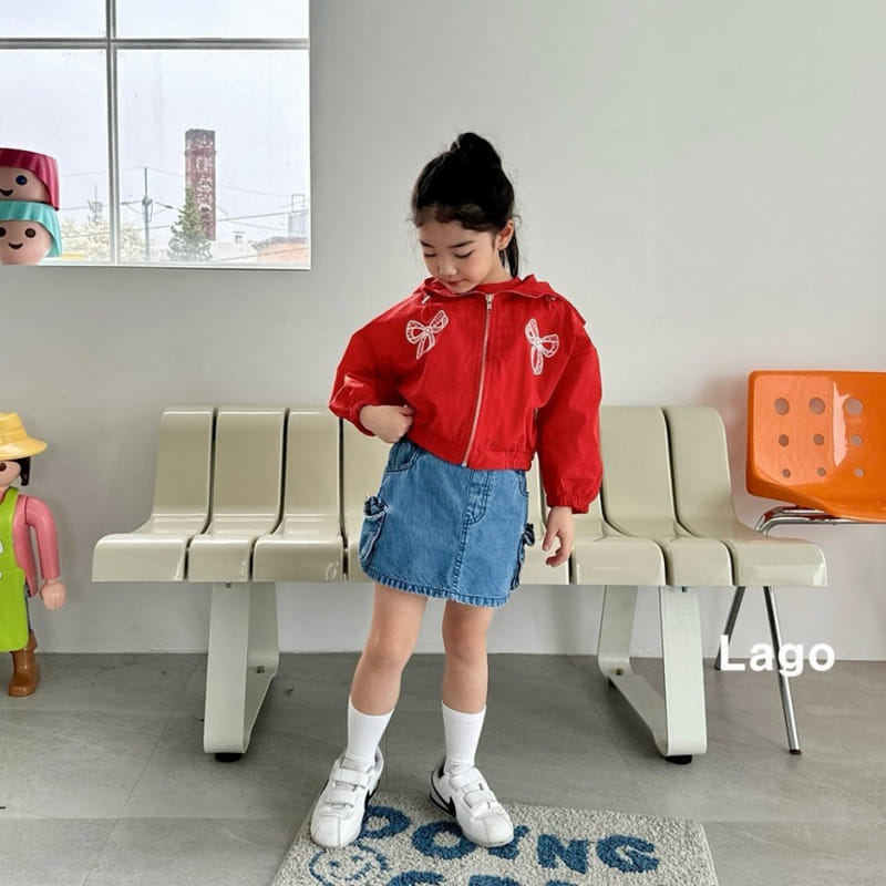 Lago - Korean Children Fashion - #childofig - Cutie Ribbon Embroidery Jumper - 5