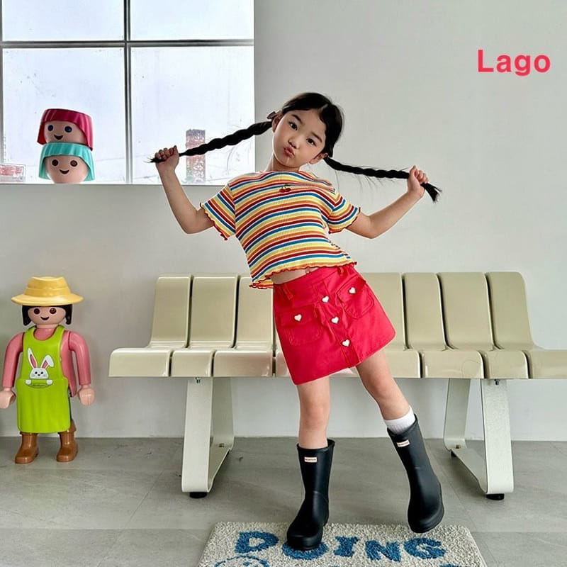 Lago - Korean Children Fashion - #childofig - Rainbow Tee - 5