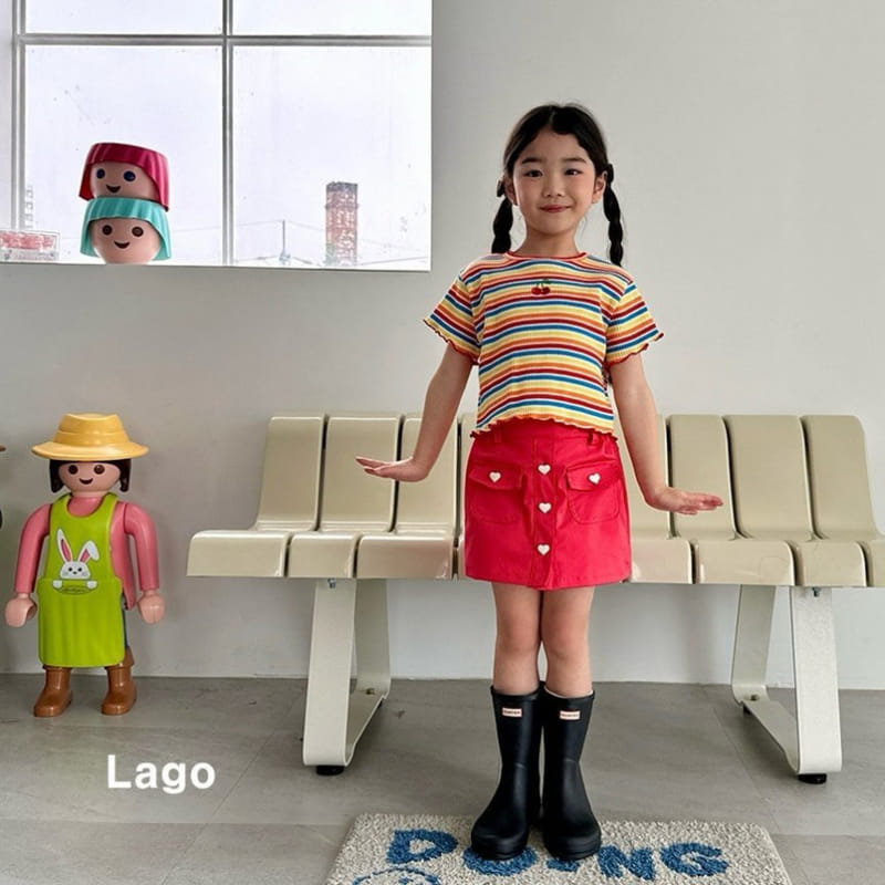 Lago - Korean Children Fashion - #childrensboutique - Rainbow Tee - 6