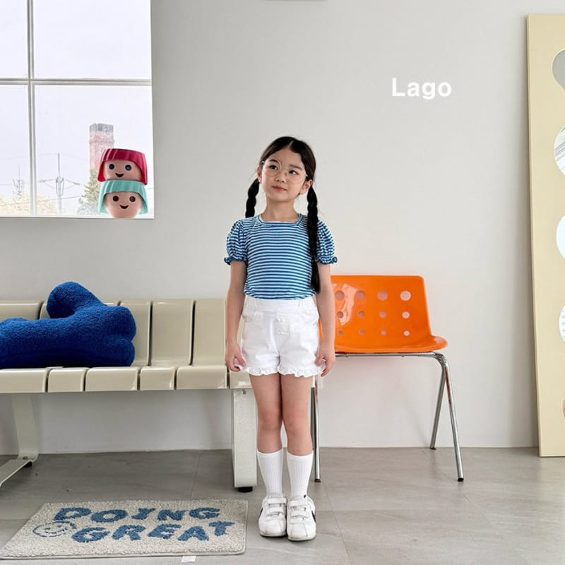 Lago - Korean Children Fashion - #designkidswear - C Frill Pants - 5