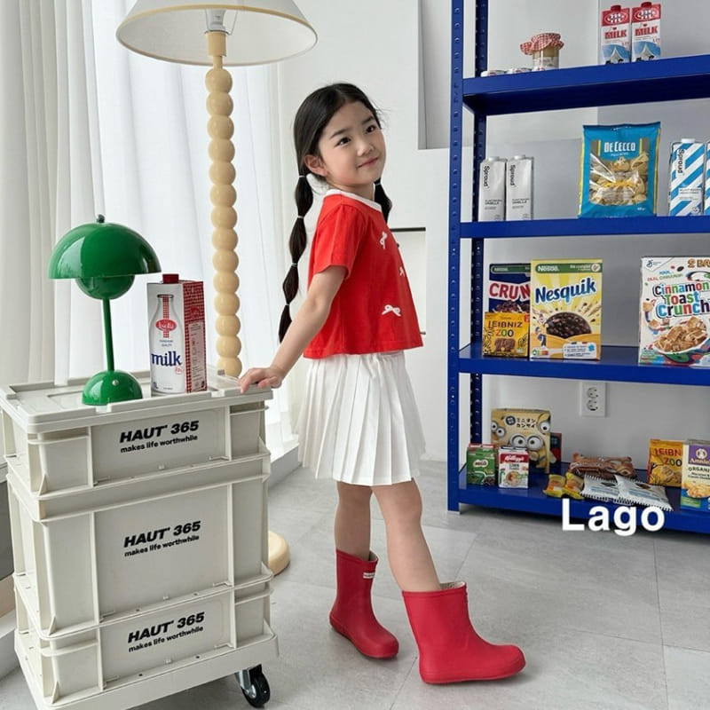 Lago - Korean Children Fashion - #designkidswear - Bolock Ribbon Tee - 11