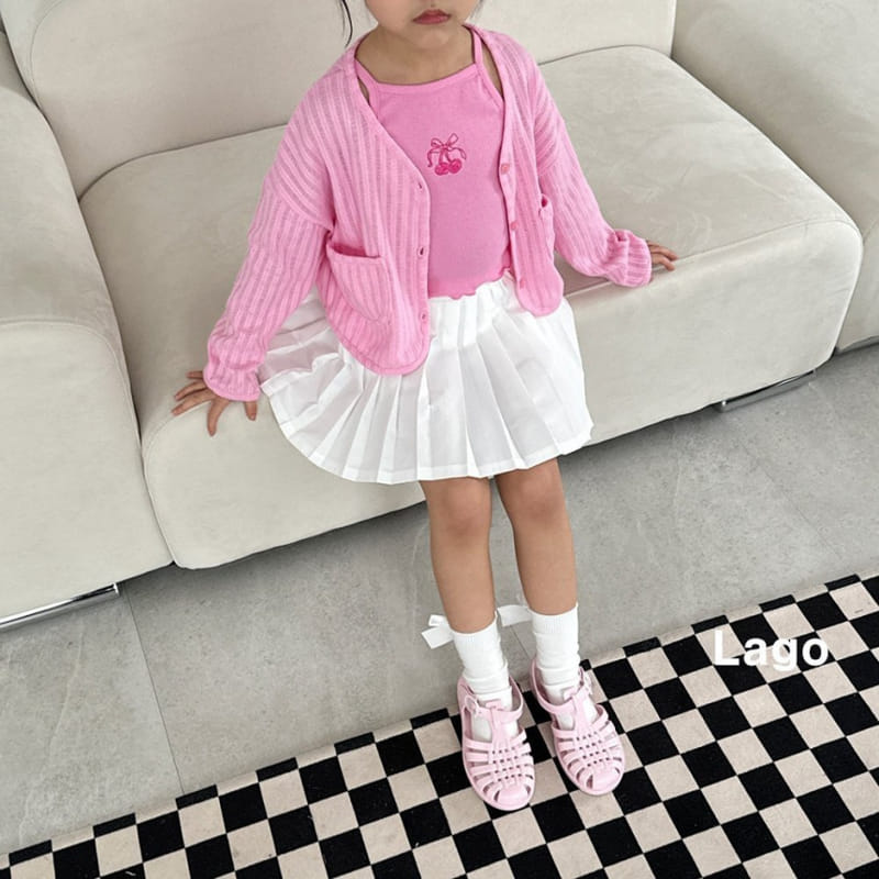 Lago - Korean Children Fashion - #designkidswear - Eyelet Cardigan - 9