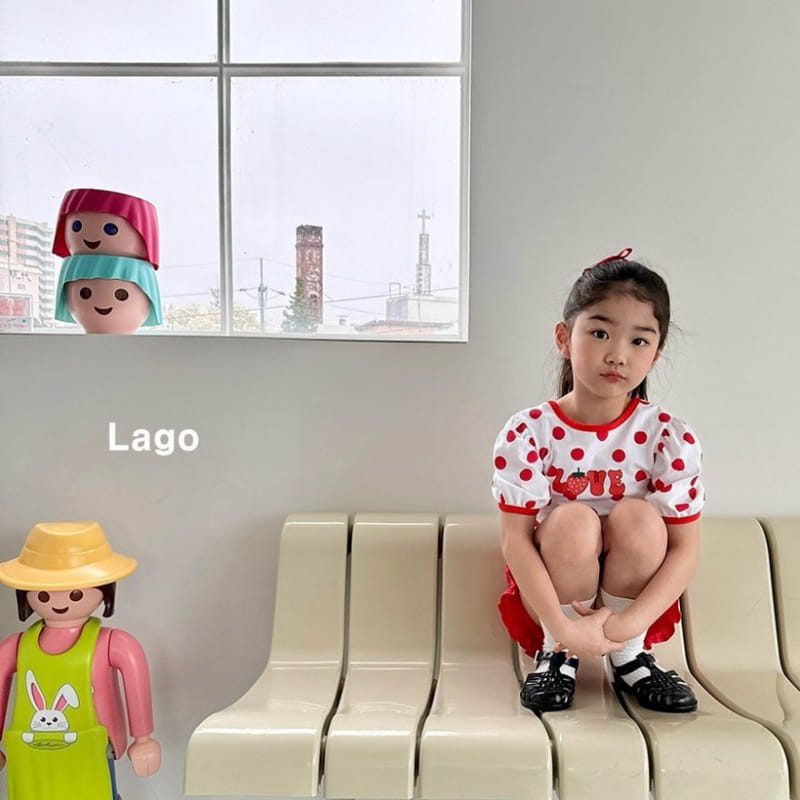 Lago - Korean Children Fashion - #designkidswear - Dot X Tee - 8