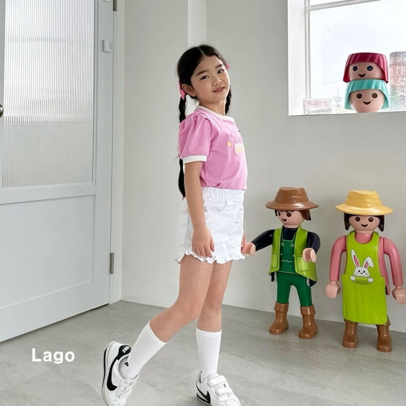 Lago - Korean Children Fashion - #discoveringself - C Frill Pants - 6