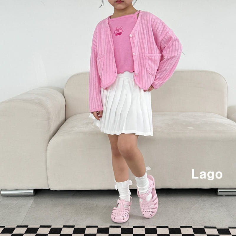 Lago - Korean Children Fashion - #discoveringself - Eyelet Cardigan - 10