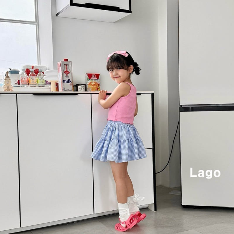 Lago - Korean Children Fashion - #discoveringself - Cherry Terry Sleeveless Tee - 9
