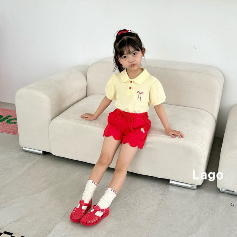 Lago - Korean Children Fashion - #fashionkids - Love Wave Pants - 5