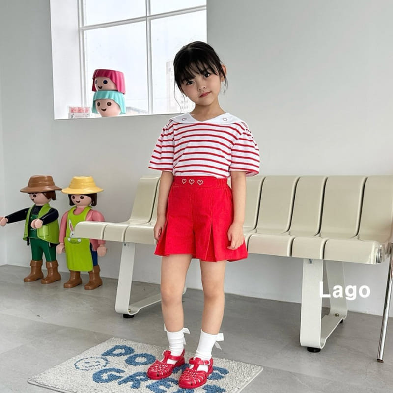 Lago - Korean Children Fashion - #fashionkids - Loving Skirt Pants - 4