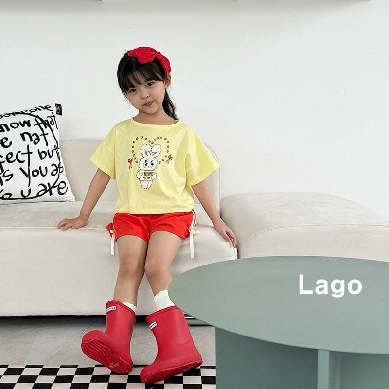 Lago - Korean Children Fashion - #kidsshorts - Ribbon Tape Pants - 3