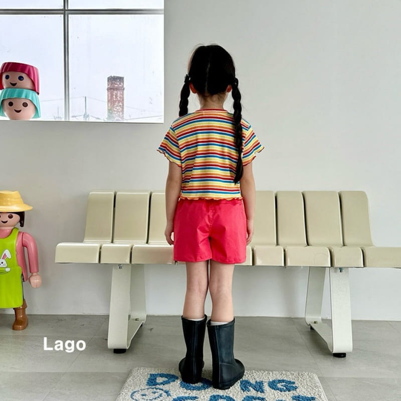 Lago - Korean Children Fashion - #kidsshorts - Rainbow Tee - 10