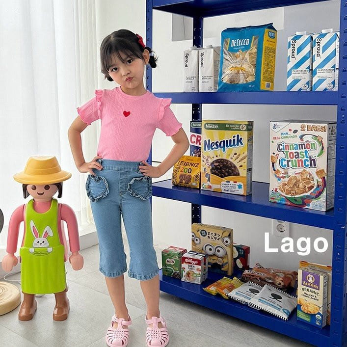 Lago - Korean Children Fashion - #kidsstore - Reach Heart Wing Tee - 9