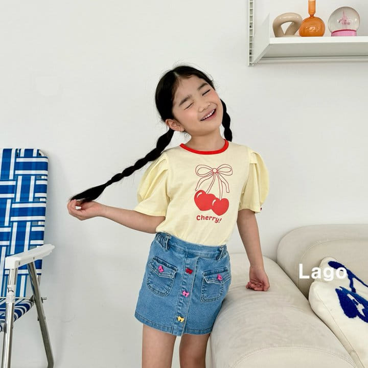 Lago - Korean Children Fashion - #kidsstore - Macaroon Wrap Denim Pants