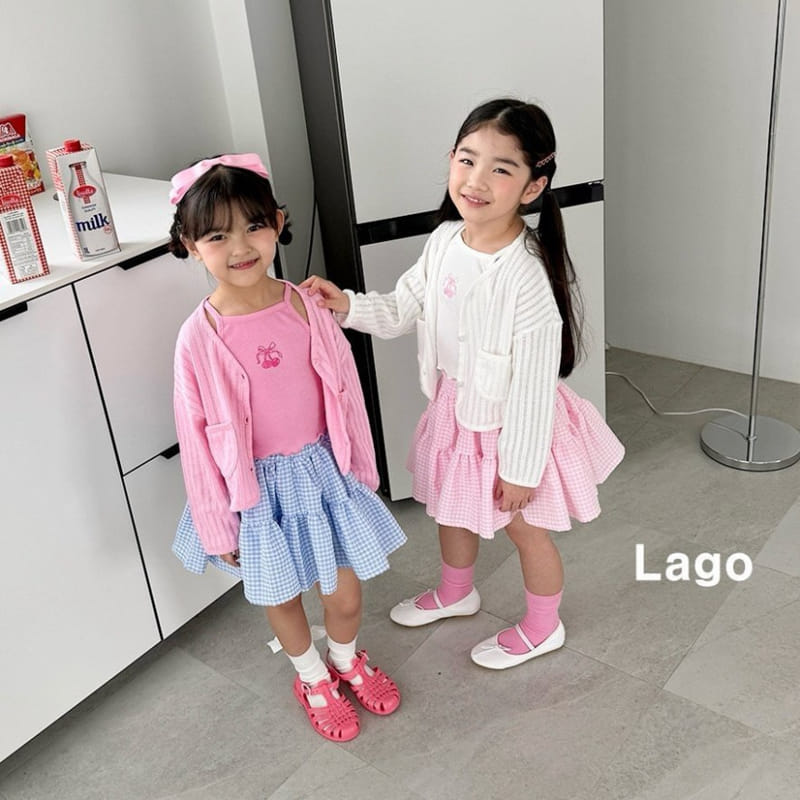 Lago - Korean Children Fashion - #littlefashionista - Eyelet Cardigan - 2