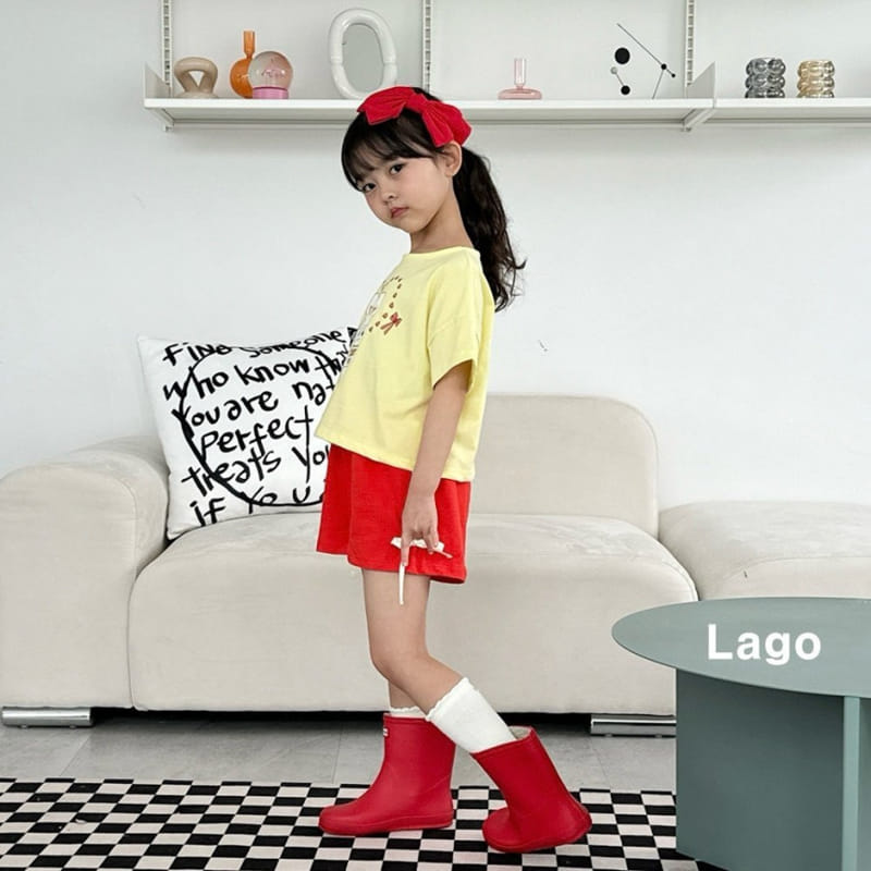Lago - Korean Children Fashion - #littlefashionista - Ribbon Tape Pants - 7