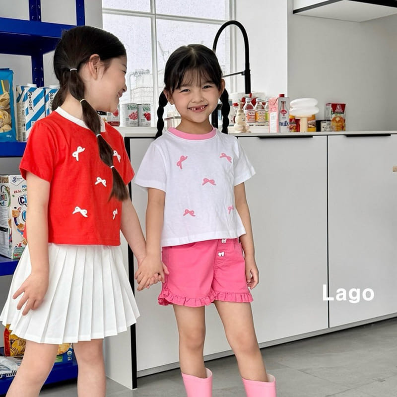 Lago - Korean Children Fashion - #magicofchildhood - Bolock Ribbon Tee - 5