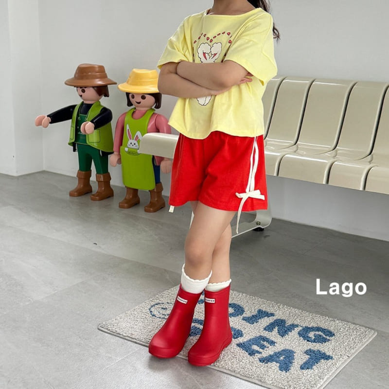 Lago - Korean Children Fashion - #magicofchildhood - Ribbon Tape Pants - 8