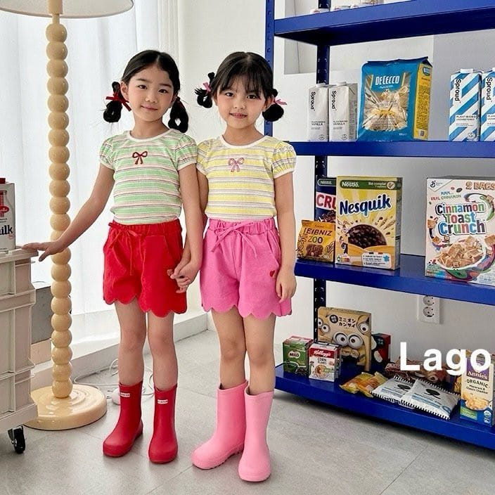 Lago - Korean Children Fashion - #littlefashionista - Petite Ribbon Tee - 4