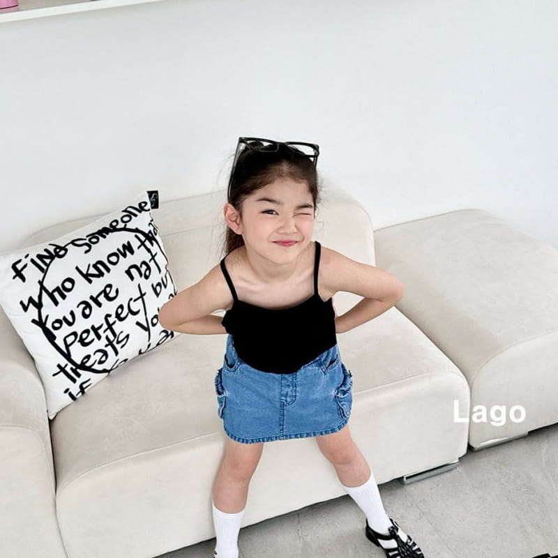 Lago - Korean Children Fashion - #magicofchildhood - Big Heart Sleeveless Tee - 3