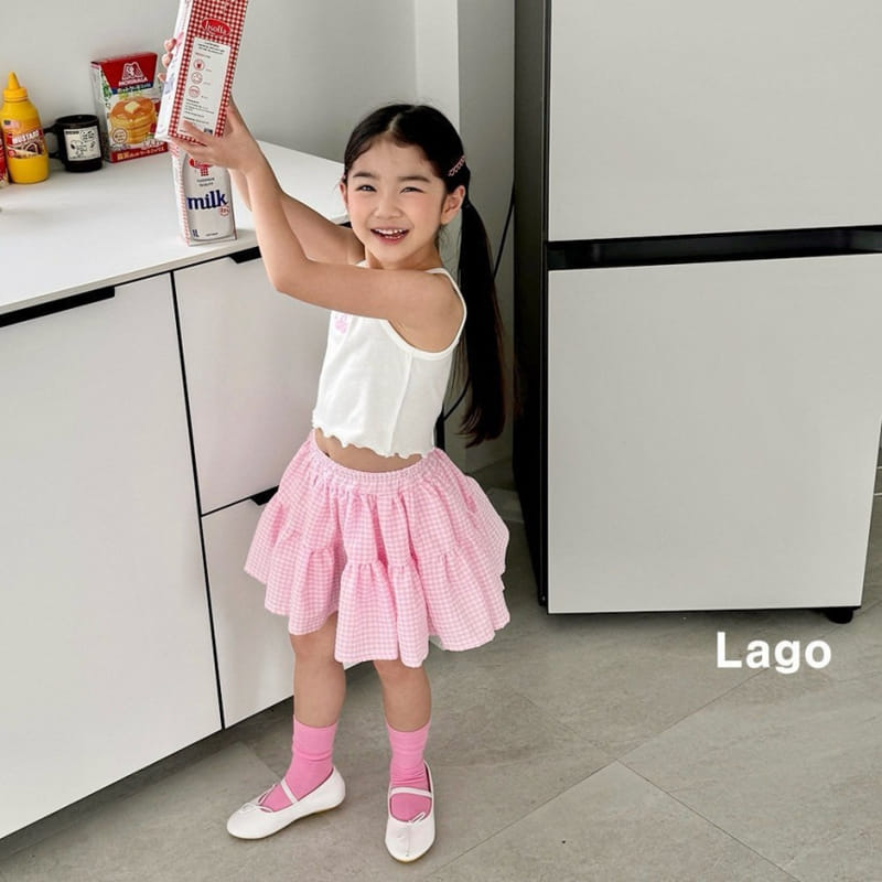 Lago - Korean Children Fashion - #minifashionista - Cherry Terry Sleeveless Tee - 3