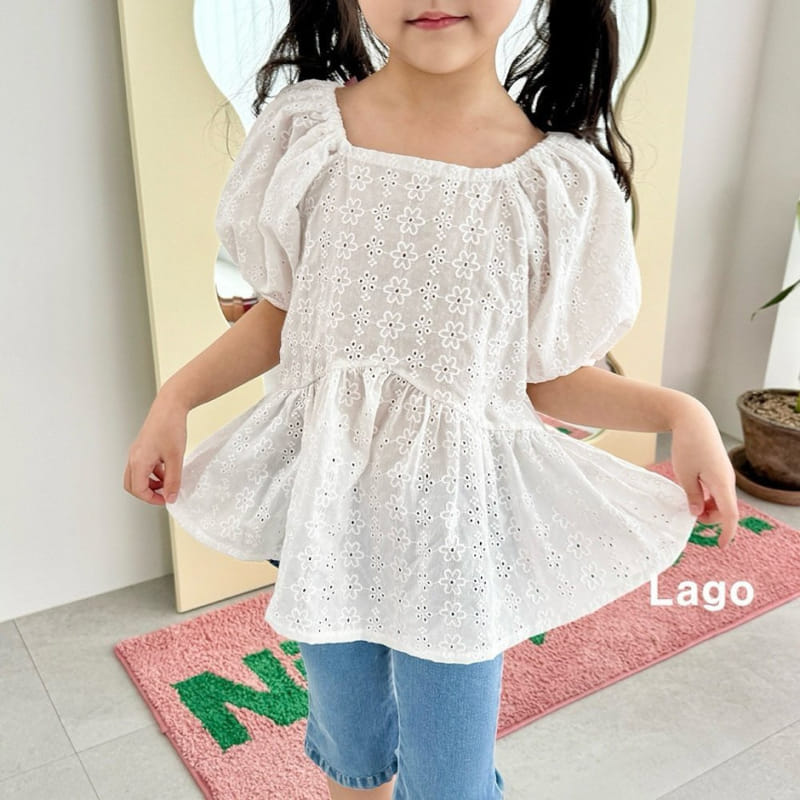 Lago - Korean Children Fashion - #minifashionista - Pretty Flower Blouse - 6