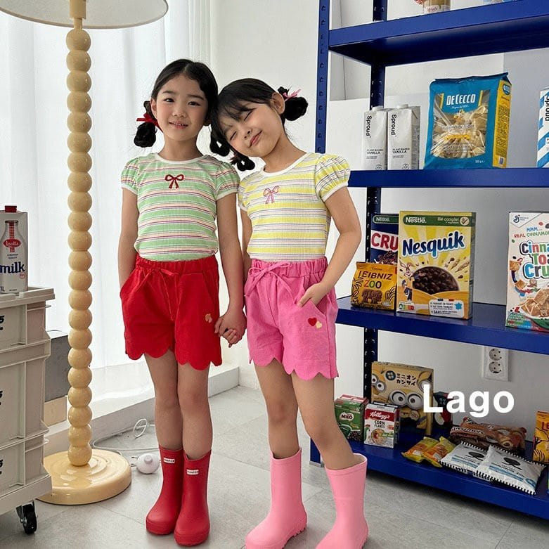 Lago - Korean Children Fashion - #minifashionista - Petite Ribbon Tee - 5