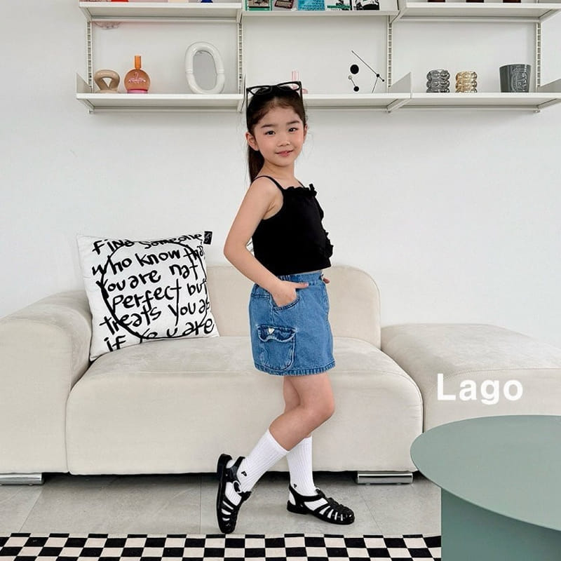 Lago - Korean Children Fashion - #magicofchildhood - Big Heart Sleeveless Tee - 4